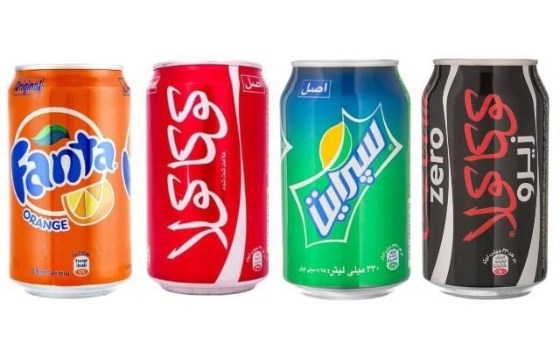 نوشابه قوطی کوکا